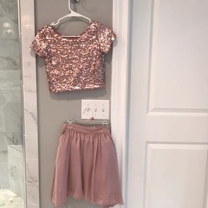 Beautiful girls sz 10 formal two piece dress